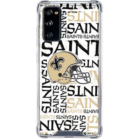 NFL New Orleans Saints - Blast Galaxy S20 FE Clear Case
